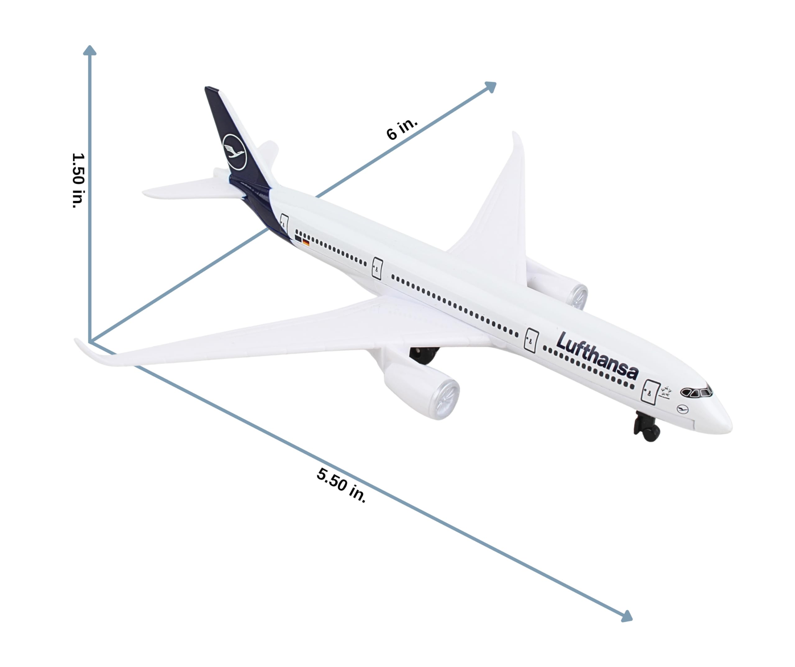 Amazon | DARON B シングルプレーン ルフトハンザ A350 DART4134